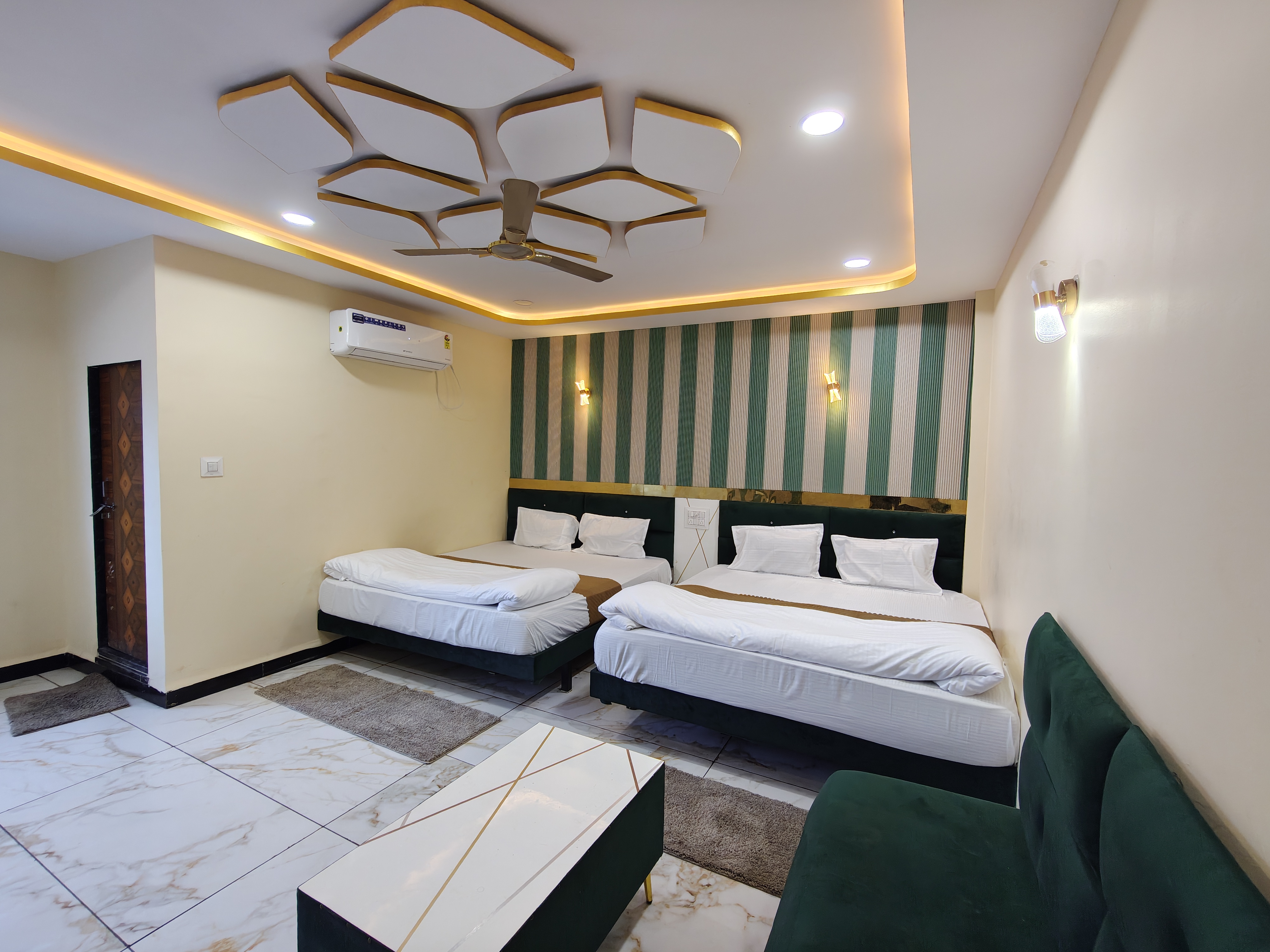 Hotel lounge and reception area